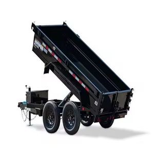 2025单轴5k大Tex 50SR-08液压自卸拖车40 "侧面销售10x5 7x14 17.6k液压自卸拖车齿轮马达 - Product Image 2