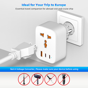 Neuer Universal-Reise adapter Pd-Funktion Multi-Country-Stecker adapter für Europa USB Typ C OTP-Steckdosen ladegerät - Product Image 5