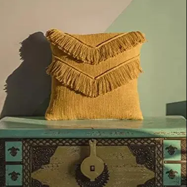 طباعة مخصصة زخرفية غطاء قطن رمي لغرفة النوم وغرفة المعيشة