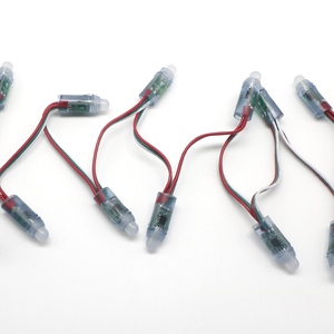 DC 5V Voll farbiges wasserdichtes IP68 LED Pixel Light 12mm WS2811 Rund pixel modul mit Kunststoff-Chip material - Product Image 3