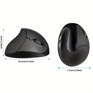 Mouse Wireless ergonomico per uso ufficio, adatto a una vasta gamma di computer. - Product Image 2
