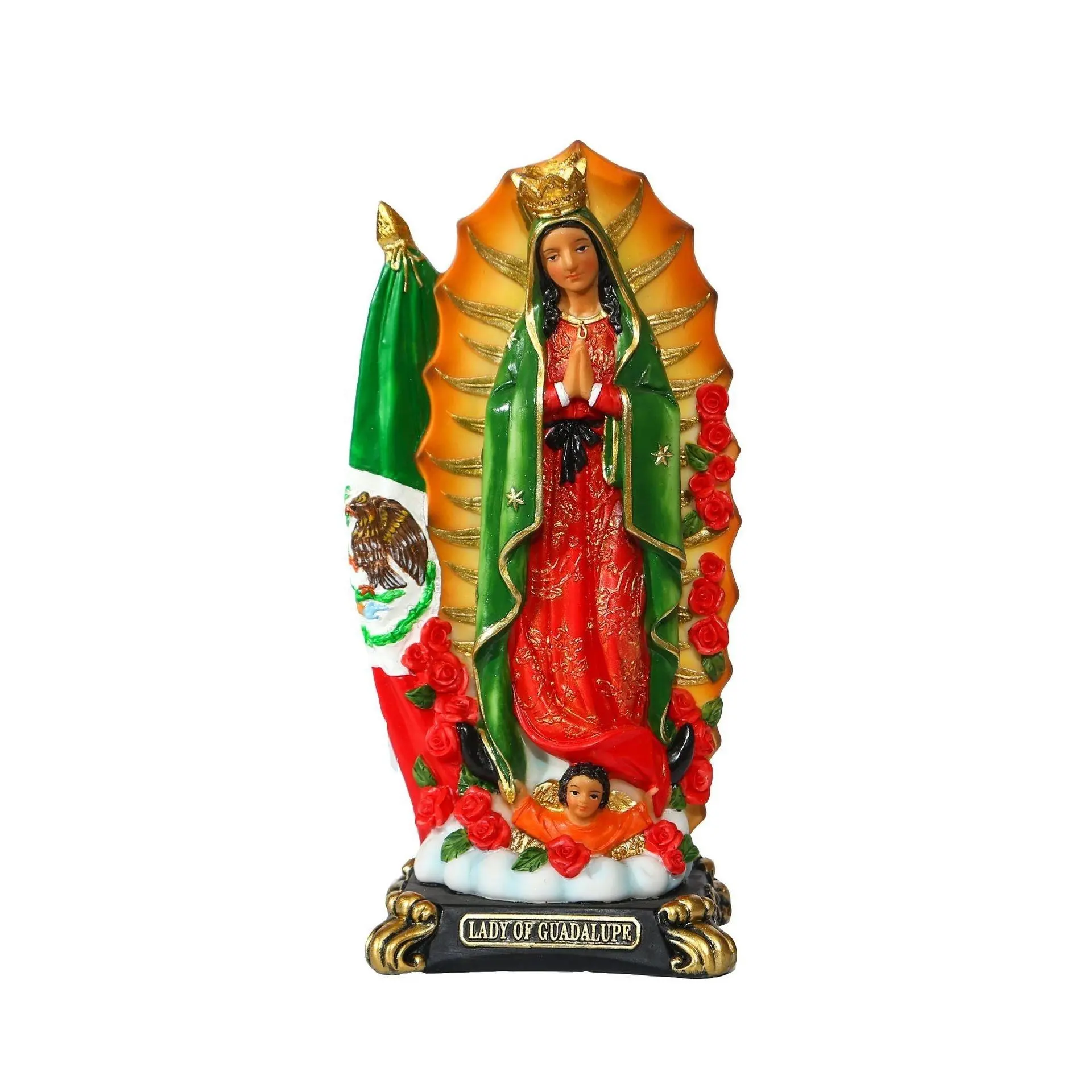 ओम रेसिन मेक्सिको कैथोलिक धार्मिक वस्तुएं उपहार स्मृति चिन्ह घर की सजावट और हमारी महिला