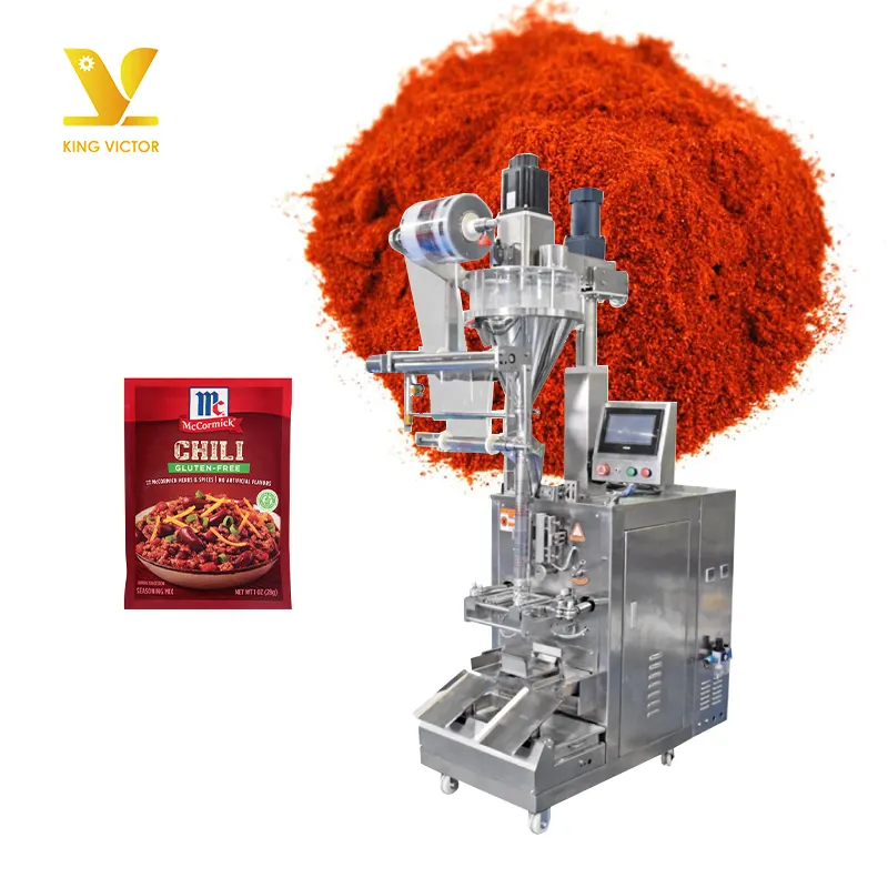 Full Automatic Low Cost 10g 20g 30g 50g 100g Vertical Chilli Powder Spice Powder Sachet Packing Machine Price