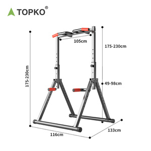 TOPKO折りたたみ式スクワットラックポータブル多機能スクワットラック家庭用プルアップデバイススミスマシン用スクワットラック