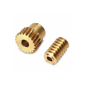 高进动小模块蜗轮齿轮组黄铜钢提供蜗杆轴标准或定制 - Product Image 4