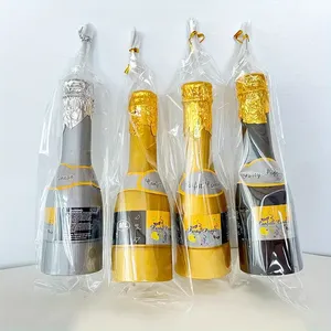 小さな手持ちシャンパンワインボトルリボン紙吹雪キャノン誕生日パーティー結婚式クリスマスディワリお祝い