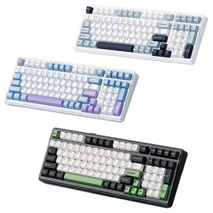 AULA F99 oyun klavyeler DIY RGB arkadan aydınlatmalı 99 tuşları kablosuz klavye özel klavye 2023 en iyi satmak - Product Image 1