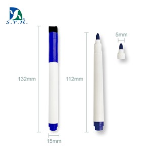 Bút Đánh Dấu Tẩy Khô Từ Tính Kèm Cục Tẩy Bút Bảng Trắng Đầu Nhỏ Mùi Thấp - Product Image 5