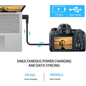 สาย mini USB เป็น USB C, USB C to Mini USB, สาย mini USB 3.1มุมขวา Type C ตัวผู้ไปยัง mini USB สายเคเบิลแปลงชาย - Product Image 5