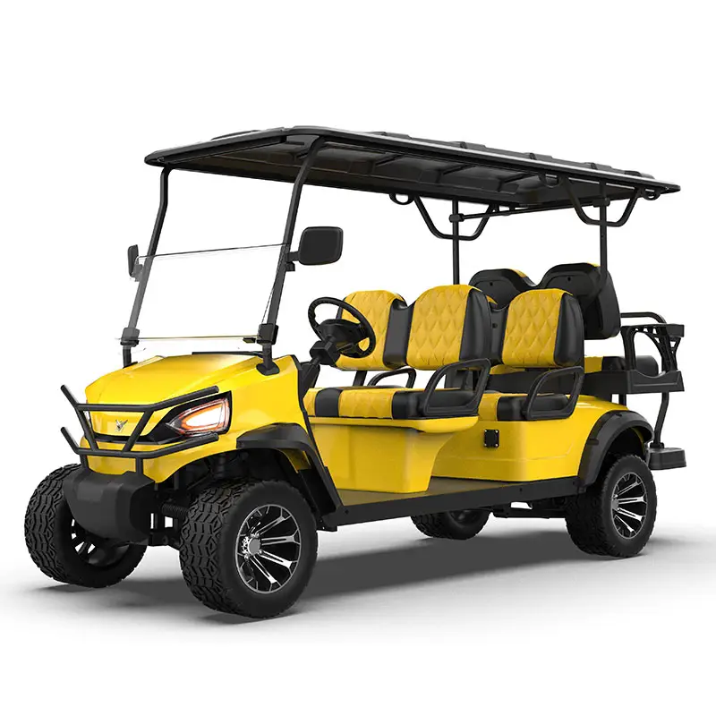 Cheap electric golf carts for sale Chinese 72V lithium battery vintage club cars 6 seater options golf cart