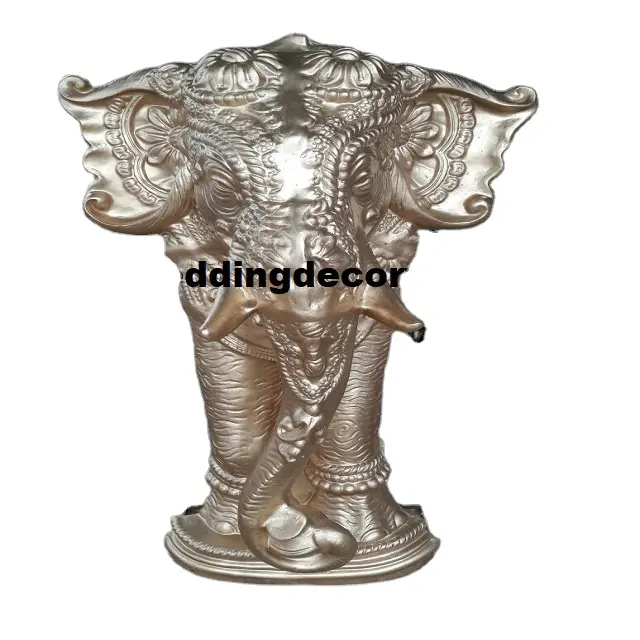 Statue d'éléphant en Fiber de décor de mariage indien, Statue de bienvenue en Fiber de mariage, Statue d'éléphant de bienvenue