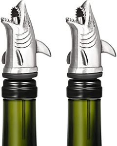热销家居派对周年生日装饰用品威士忌葡萄酒曝气器银水器喷口，鲨鱼威士忌葡萄酒