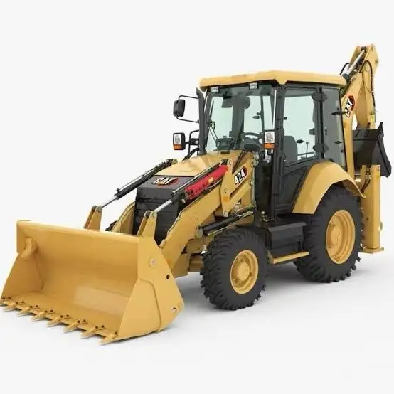 2024 Usado JCB BACKHOE Tractor 4WD com Front End Loader 75 KW e Retroescavadeira Com Mini Tratores Amarelo ÚNICO Long Power