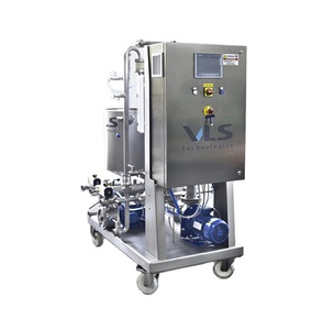 Máquina de filtro de flujo cruzado semiautomática de alta eficiencia de excelente rendimiento/equipo de filtración de líquidos de vino y cerveza - Product Image 1