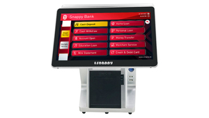 Snappy Queue Management System para Clinic Bank Telecom Hospital Travel Agency-Dispensador de boletos de 14 pulgadas Soporte multilingüe