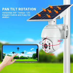 Cámara de seguridad inalámbrica 4G Wifi solar Cámara exterior 2MP 4MP S10 H.265 Cámara solar Zoom óptico 5mp 95 grados CMOS 2.4gz WIFI - Product Image 3