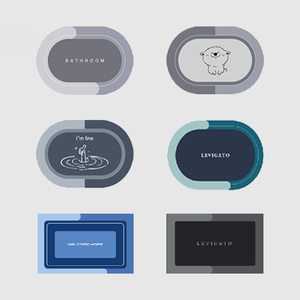 工厂廉价新型纳米技术材料浴毯吸水速干橡胶浴室垫 - Product Image 6