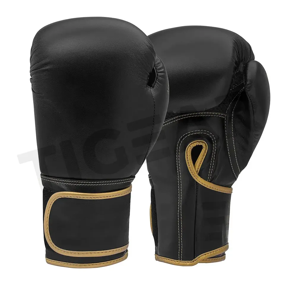 Guantes de boxeo de cuero resistentes personalizados, guantes deportivos de boxeo para entrenamiento, Equipo de Boxeo
