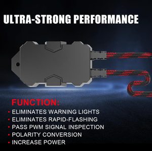 LANSEKO H13 LED-Scheinwerfer Canbus Decoder kann Dashboard-Fehler und flackernde Probleme lösen Eingebauter Super kondensator und Widerstand
