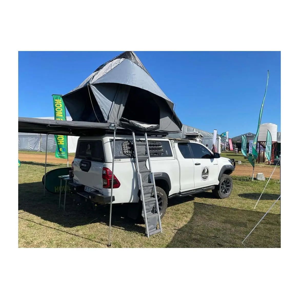 טנדר מיטת אוהל מלא בגודל מלא להרים את האוהלים העליון עבור קמפינג בחוץ