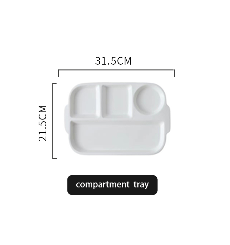 12" 4-section (white)