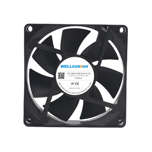 WELLSUNFAN 12v DC 8025轴向无刷冷却风扇80X80x25mm高气流低噪音，用于计算机机箱冷却 - Product Image 4