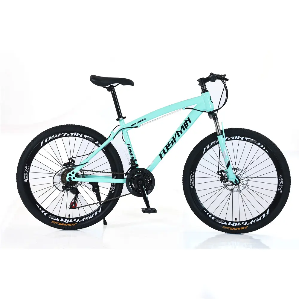 Vente en gros VTT adulte 24 pouces 26 pouces 21 vitesses fourche absorbant les chocs multicolore en option vélos de sport universels unisexes