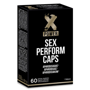 <strong>SEX</strong> PERFORM CAPS 60 Capsules Vitamins to Promote Better Erectile Function with Arginine Tribulus Astragalus - Product Image 1