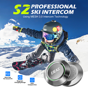 EJEAS S2 Full-duplex 1000M citofono Bluetooth sistema di comunicazione Wireless BT Headphpne ski citofono - Product Image 2