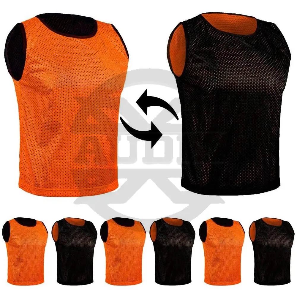 Baberos de fútbol de ropa deportiva 2024 para niños y adultos Baberos reversibles disponibles en todos los colores y tamaños