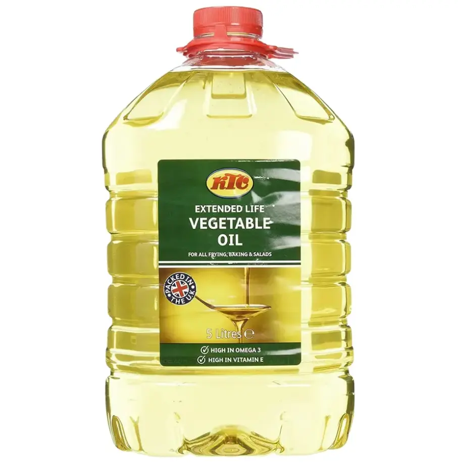 Penjual teratas harga termurah minyak goreng sayuran Halal 100% RBD Palm Olein In Jerry Can desain kemasan