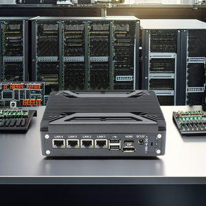 Diseñado para el rendimiento J6412 N100 Potente procesador Mini PC Computadoras para uso industrial confiable - Product Image 1