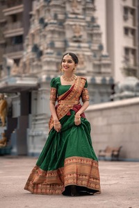 Treditionals Designer <strong>Lehenga</strong> Choli <strong>NEW</strong> TRENDING FOILPAPER EMBROIDERED WORK <strong>LEHENGA</strong> on GEORGETTE MAKE U BEST BEAUTY FULL
