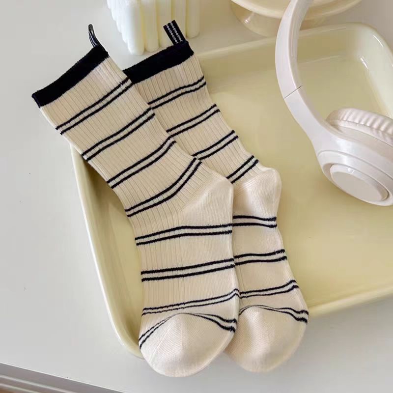 striped beige
