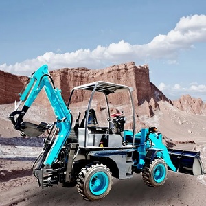 2200kg Earth-moving Construction Building Machinery New Design Earth Moving Multi <strong>Function</strong> New Mini Backhoe Excavator Loader - Product Image 5