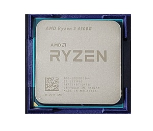 <strong>Computer</strong> Part <strong>AMD</strong> Ryzen 3 4300G Quad Core <strong>Desktop</strong> AM4 CPU <strong>Processor</strong> 100-000000144 OEM Unboxed - Product Image 1