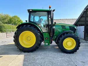 ג 'ון דיר 6155r טרקטור למכירה/155hp מכונות חקלאיות מקוריות במלאי