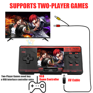 FC3000 V2 Console per videogiochi portatile retrò Built-in 4000 + giochi classici supporto per Console portatile 10 formati gioco AV Out Put - Product Image 5