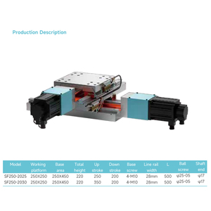 28mm Rail Width CNC Lathe Compound Cross Slide <strong>Linear</strong> Guide Rail <strong>Sliding</strong> Table <strong>Unit</strong> with Custom Service - Product Image 4