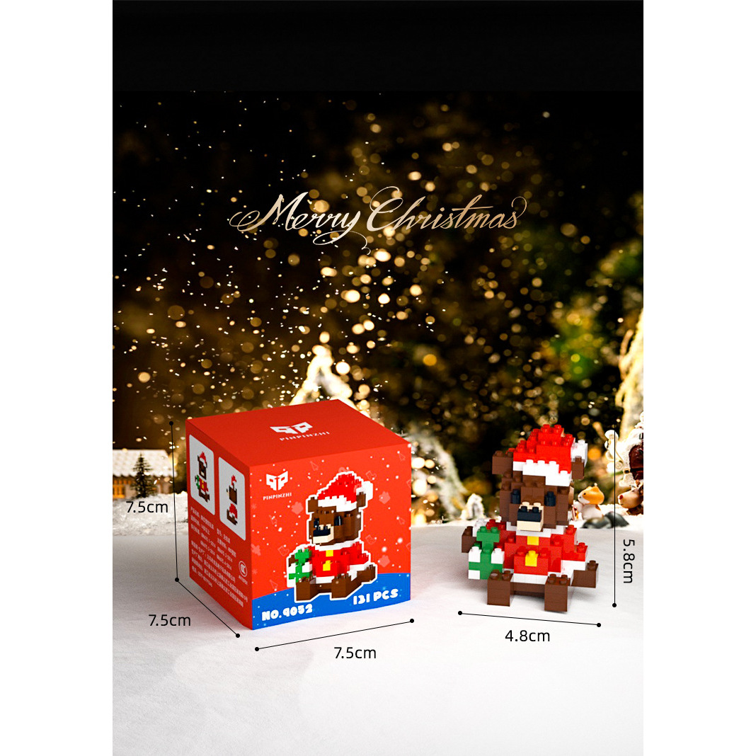 9052 Ours de Noël