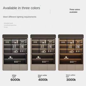 U字型LEDチャンネル1m2m3mマウントキッチンキャビネットウォールパネル埋め込み式アルミニウムLEDストリップセンサースイッチヒートシンクプロファイル - Product Image 3
