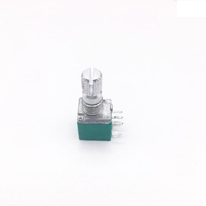 9mm Square Rotary <strong>Potentiometer</strong> with Switch 5 Pin 10K <strong>Potentiometer</strong> with Spline Shaft for Audio Amplifier - Product Image 3