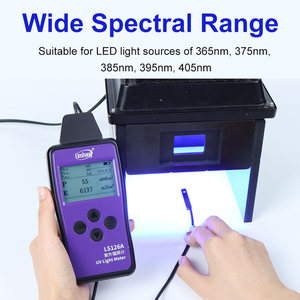LS126A UV LED Medición de intensidad de curado 340nm a 420nm Radiómetro de luz de curado Medidor de luz Uv - Product Image 6
