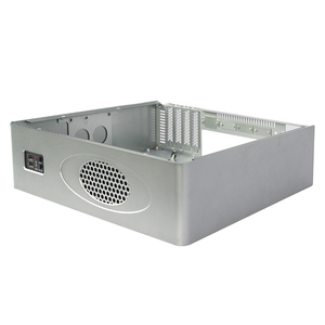 Aluminum2U Mini-ITX PC Case ITX With Expansion Slot for M-ATX MB Server Chassis