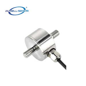 AM42C Dia25.4 * H37mm Tornillo en miniatura Varilla roscada Sensor de fuerza de compresión de tensión Pull Push Célula de carga de doble vía