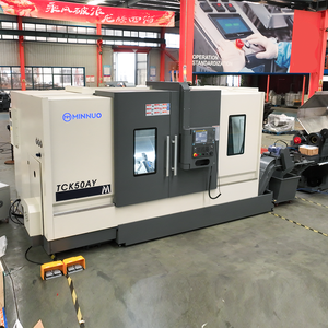 Torno de trabajo de metal con sistema Faunc Función de alimentación de precisión Máquina de torno CNC TCK50Y de alta velocidad - Product Image 3