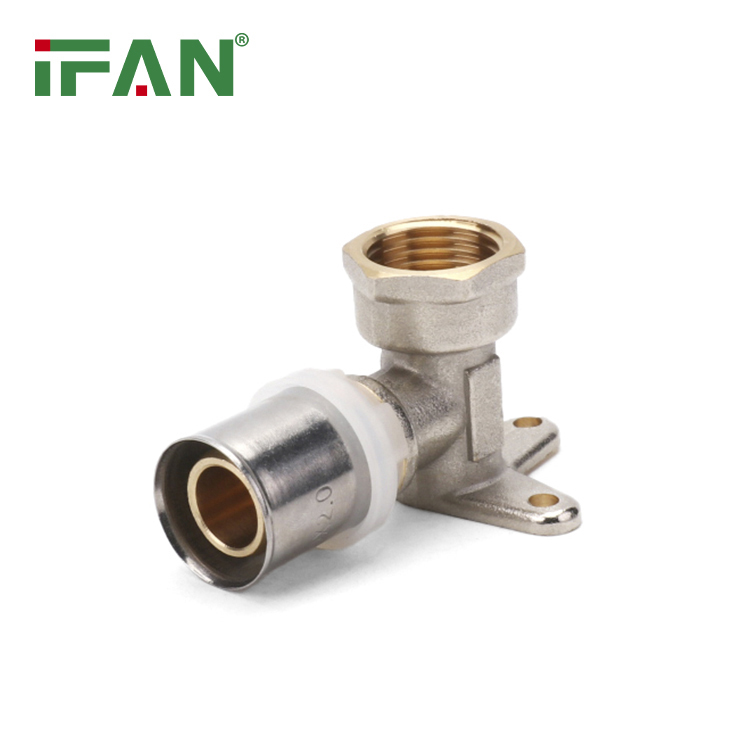 PEX Press Wall Plate Elbow