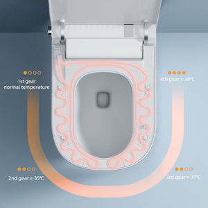 Modern akıllı otomatik açık akıllı bide uzatılmış zemin monte uzaktan kumanda elektronik tek parça yerleşik Tank yerçekimi - Product Image 6