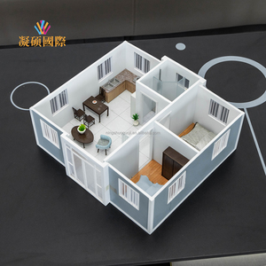 Prefab Container Villa With Fireproof Earthquake-Resistant Design Double Wing Expandable Magic Prefab Container House 20ft - Product Image 2