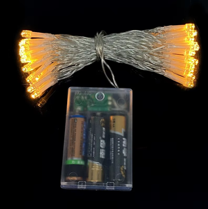 Caja de batería al por mayor de fábrica, cadena de luz <span class=keywords><strong>LED</strong></span>, control remoto, cadena de luz de color, caja de batería impermeable, cadena de luz